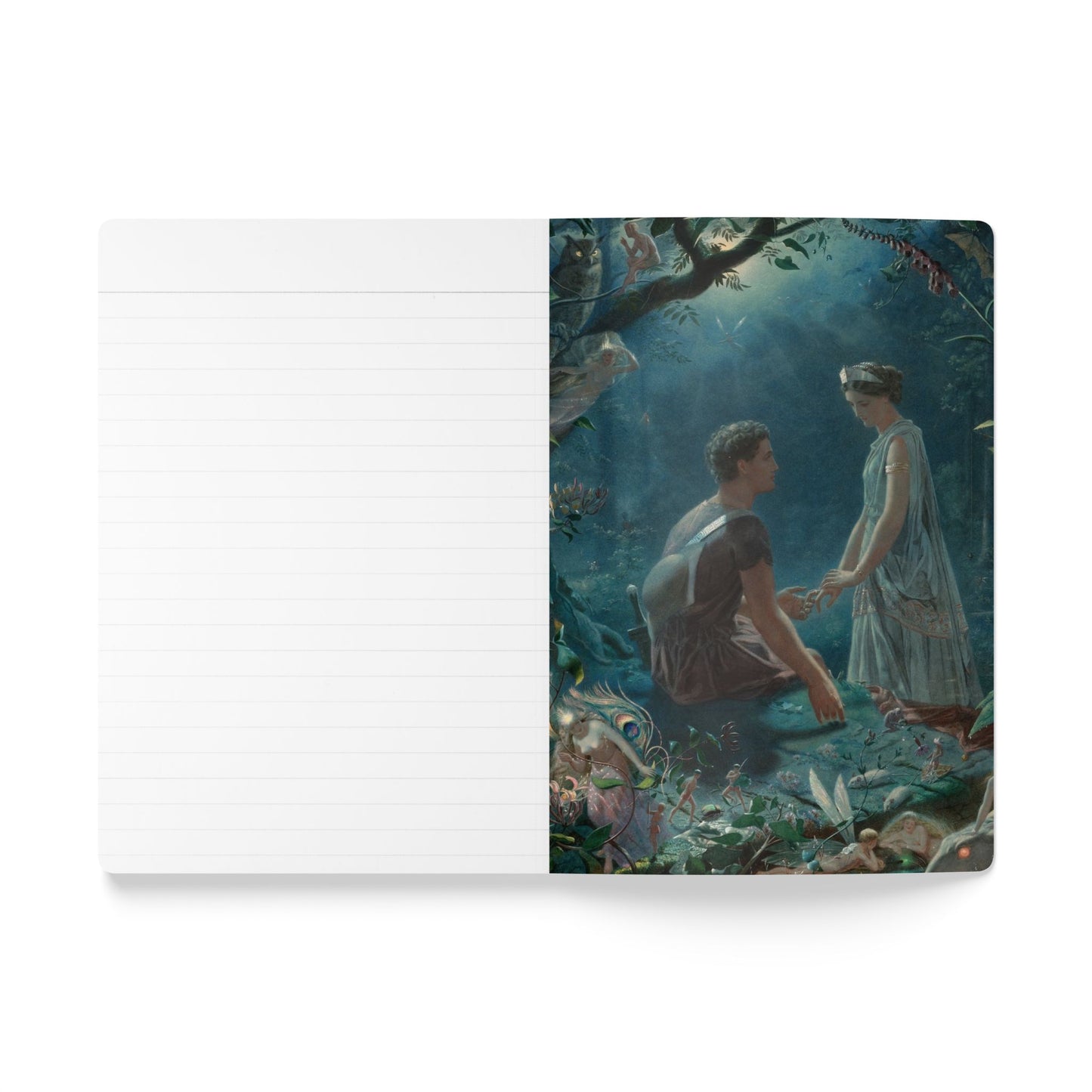 A Midsummer Night’s Dream Blank Notebook — Softcover Literary Inspiration Journal