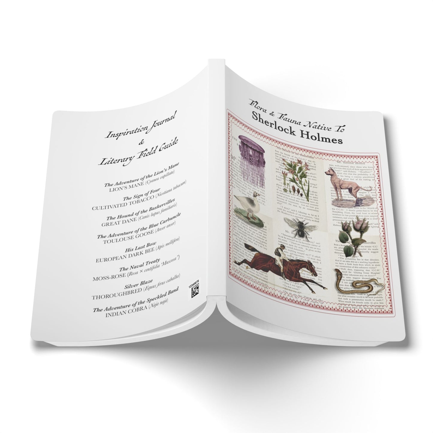 Sherlock Holmes Blank Notebook — Softcover Inspiration & Writing Journal