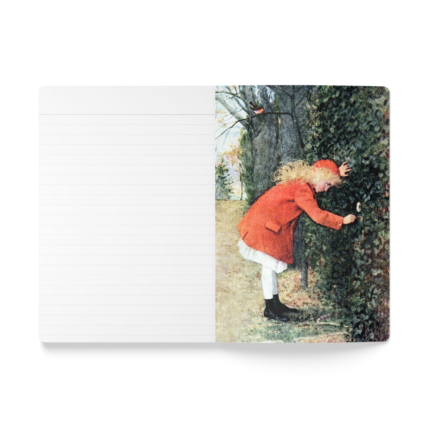 Secret Garden Blank Notebook — Softcover Journal with Vintage Illustrations