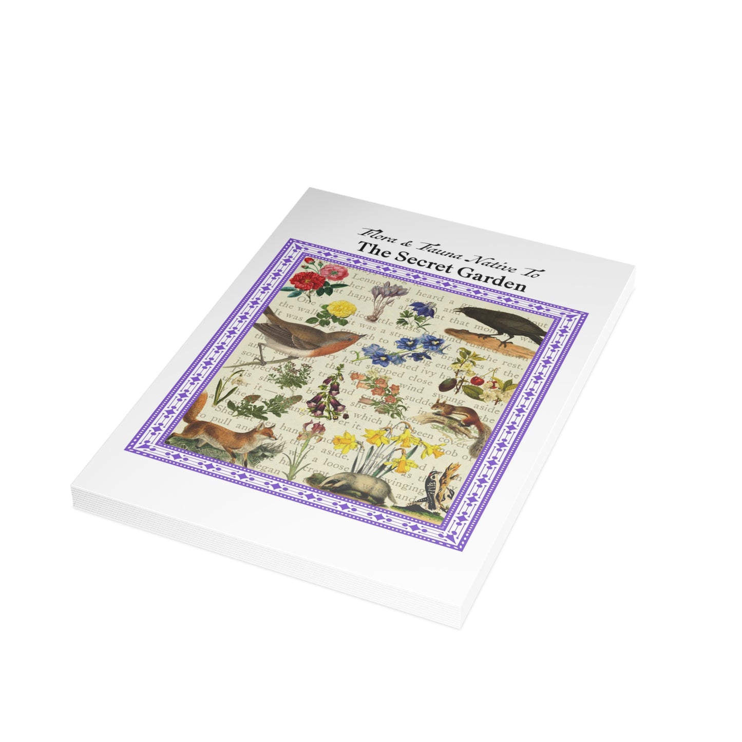 The Secret Garden Flora and Fauna Postcard (Set of 10 identical cards)