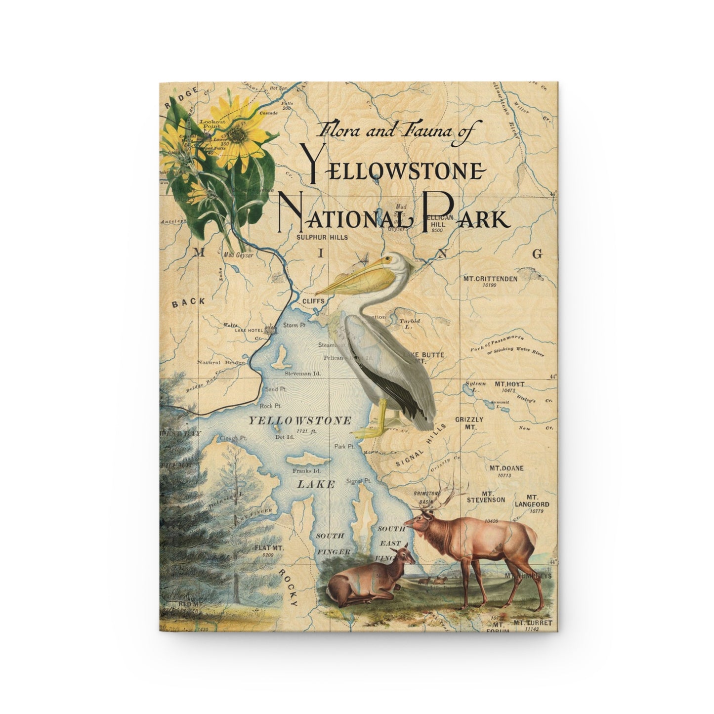 Yellowstone Hardcover Blank Journal