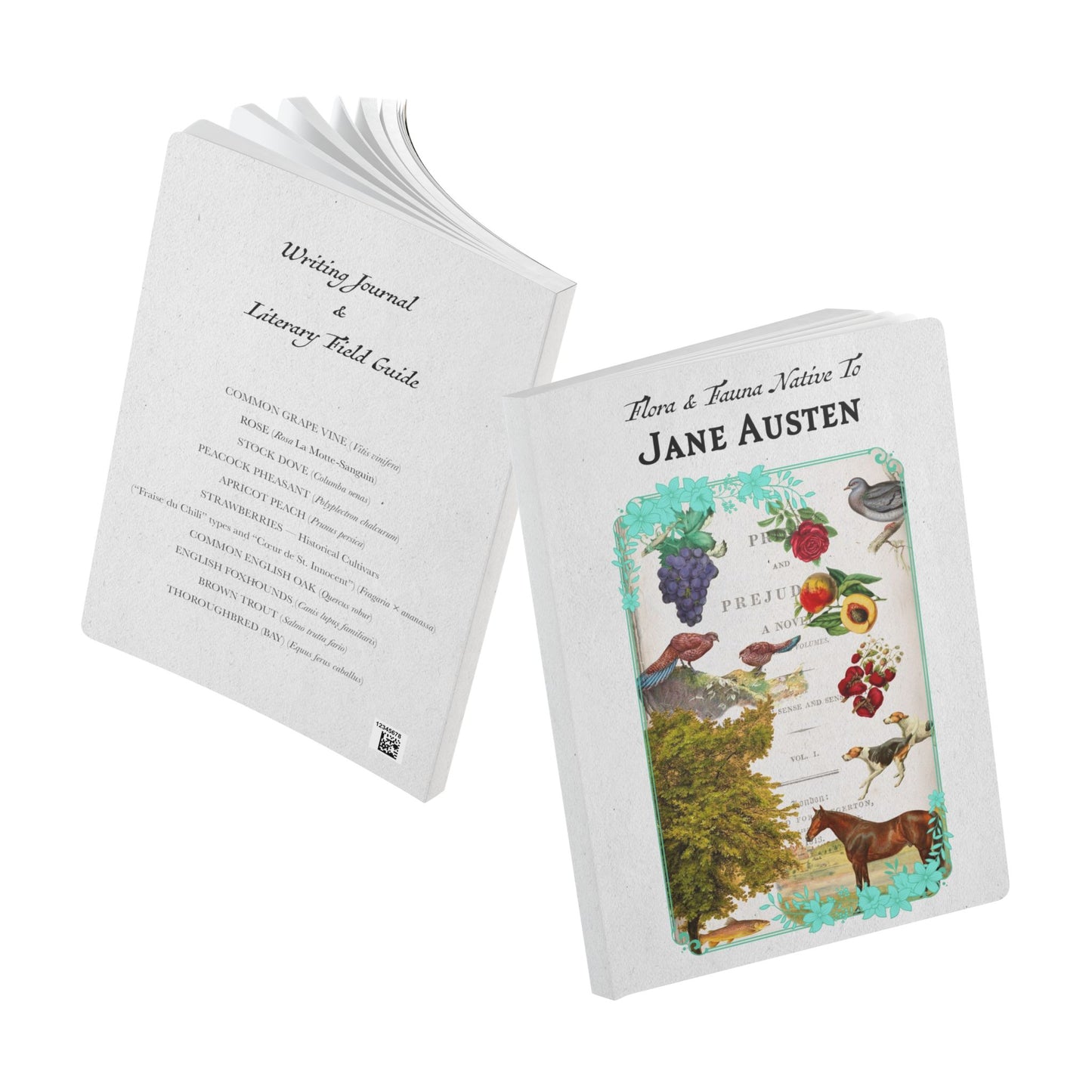 Jane Austen Blank Notebook — Softcover Natural History Writing Journal