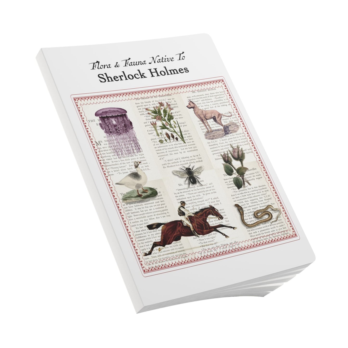 Sherlock Holmes Blank Notebook — Softcover Inspiration & Writing Journal