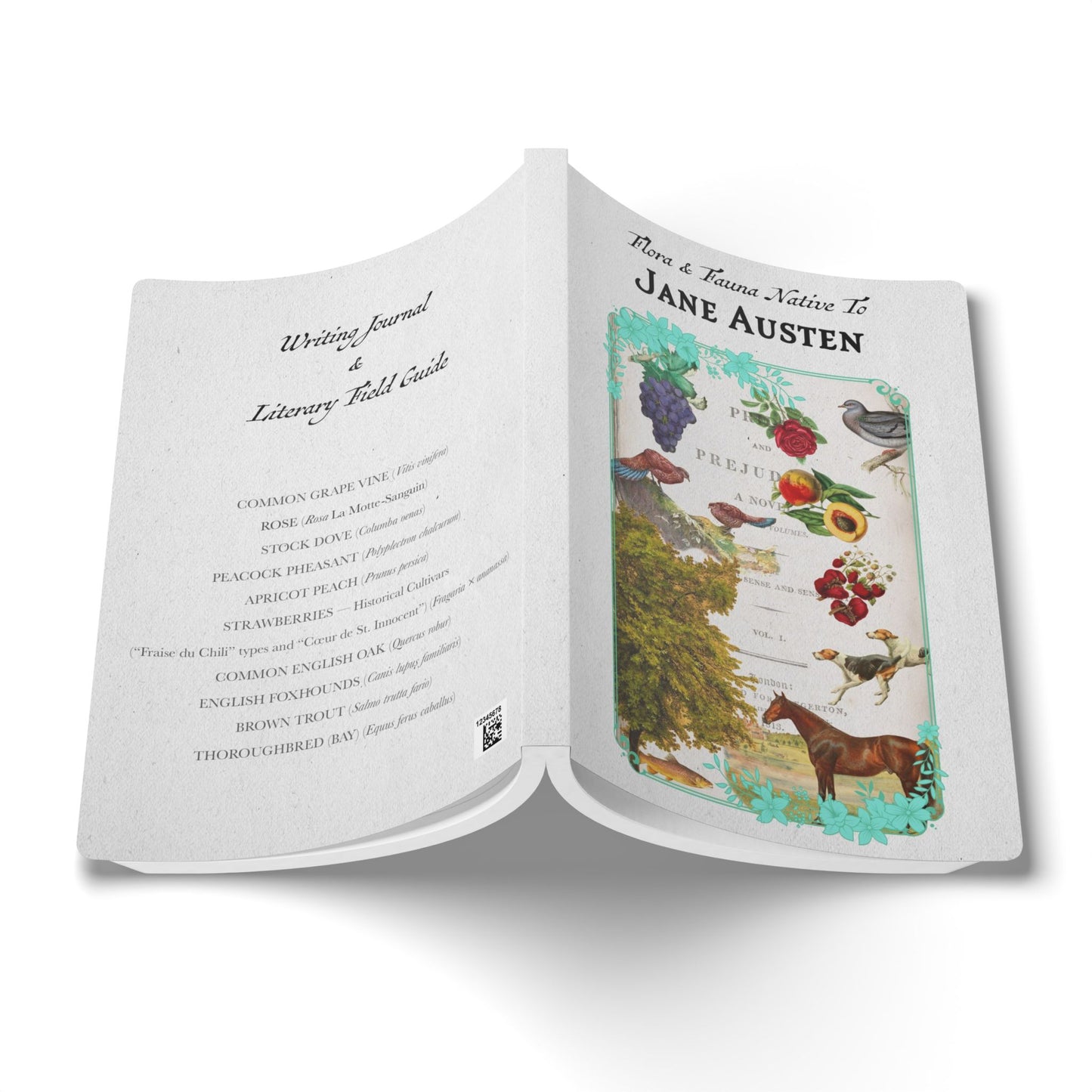 Jane Austen Blank Notebook — Softcover Natural History Writing Journal