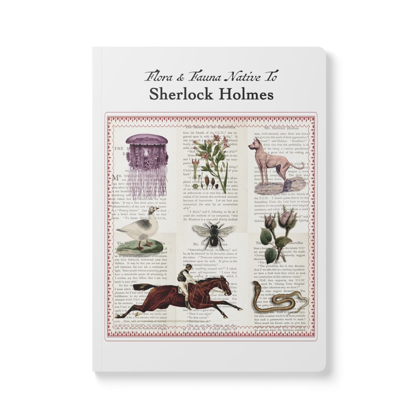 Sherlock Holmes Blank Notebook — Softcover Inspiration & Writing Journal