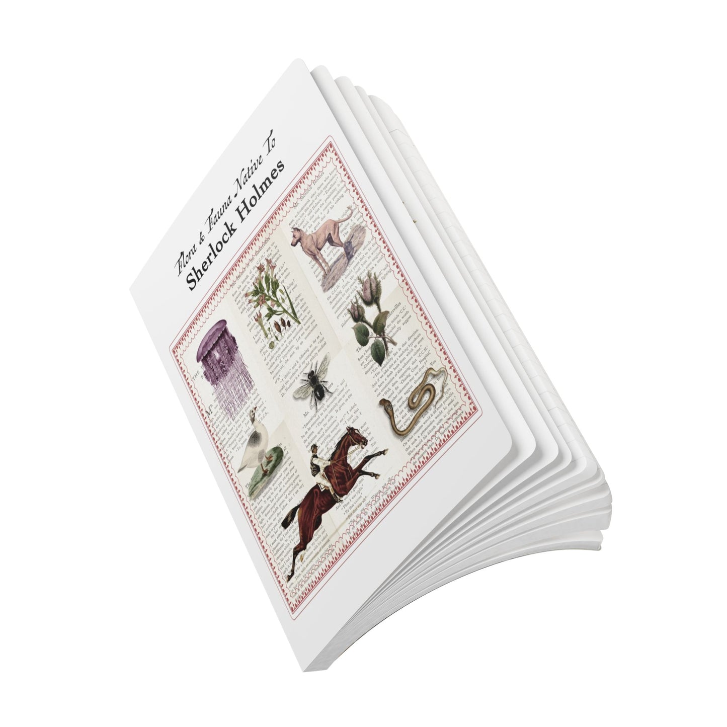 Sherlock Holmes Blank Notebook — Softcover Inspiration & Writing Journal