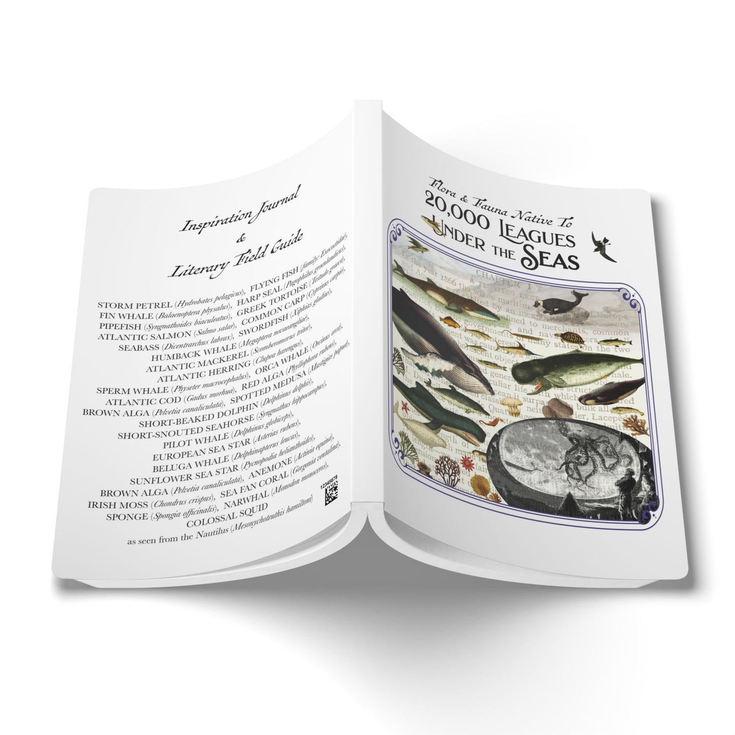 20,000 Leagues Under the Seas Blank Notebook — Softcover Inspiration & Writing Journal