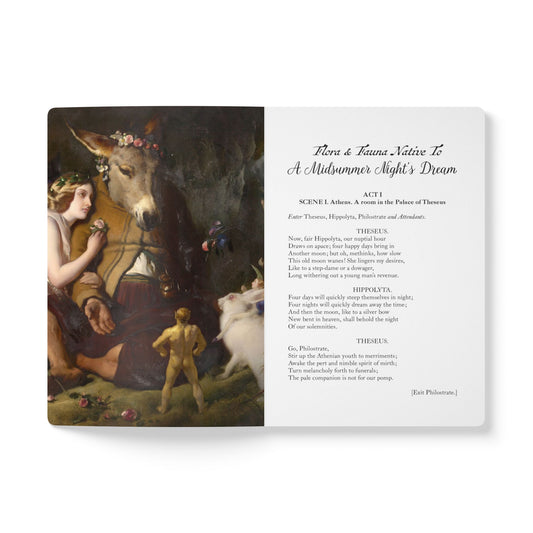 A Midsummer Night’s Dream Blank Notebook — Softcover Literary Inspiration Journal