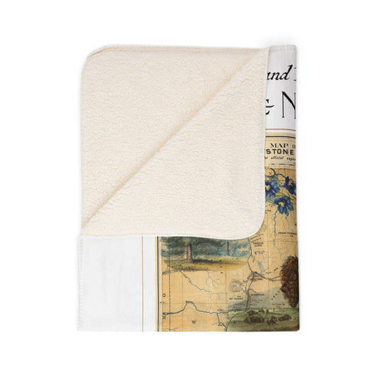 Yellowstone Fleece Sherpa Blanket