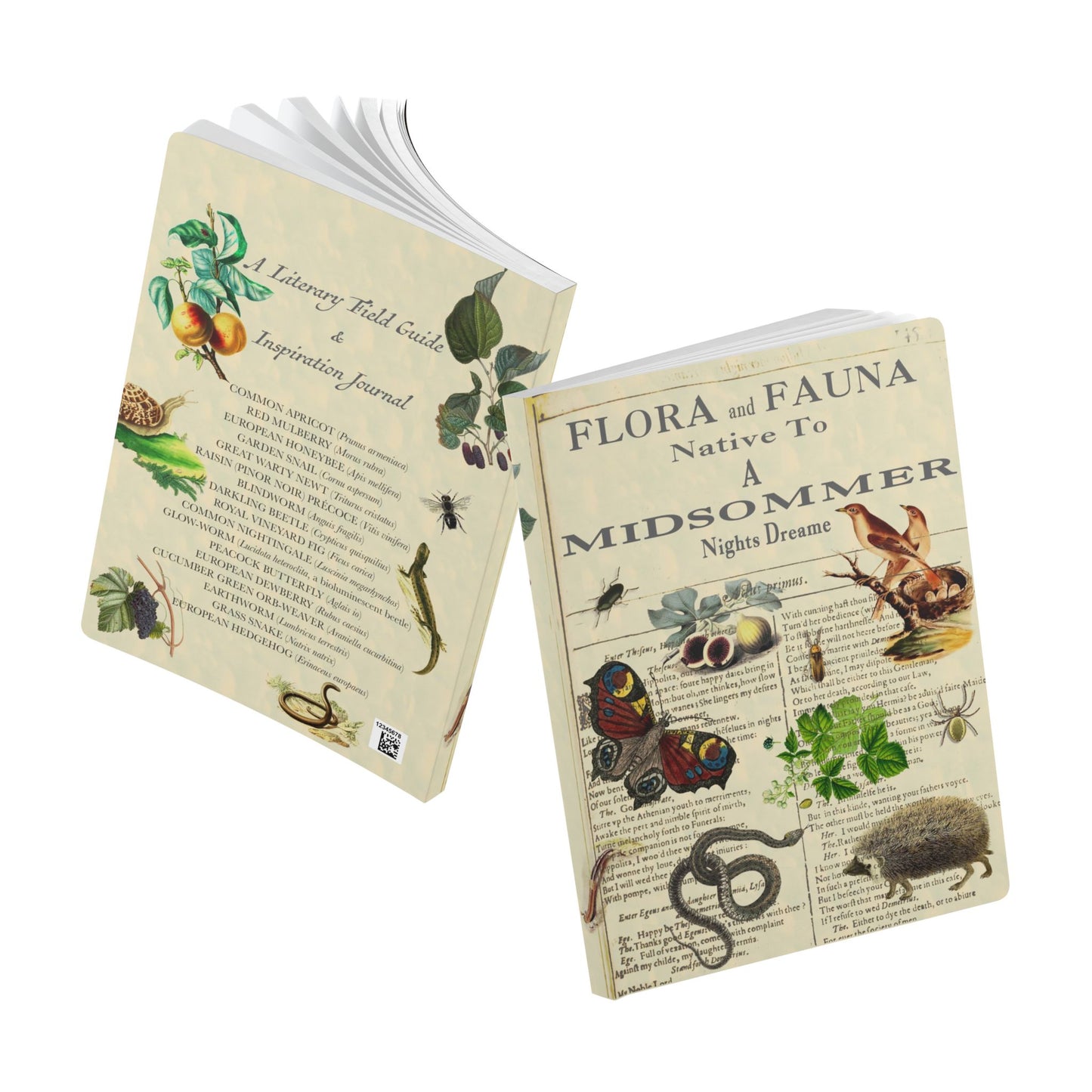 A Midsummer Night’s Dream Blank Notebook — Softcover Literary Inspiration Journal