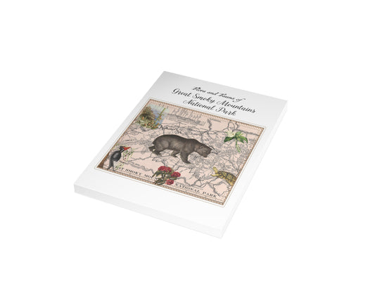 Great Smoky Mountain National Park Postcard (Set of 10 Identical Cards) — Vintage Natural History Collage