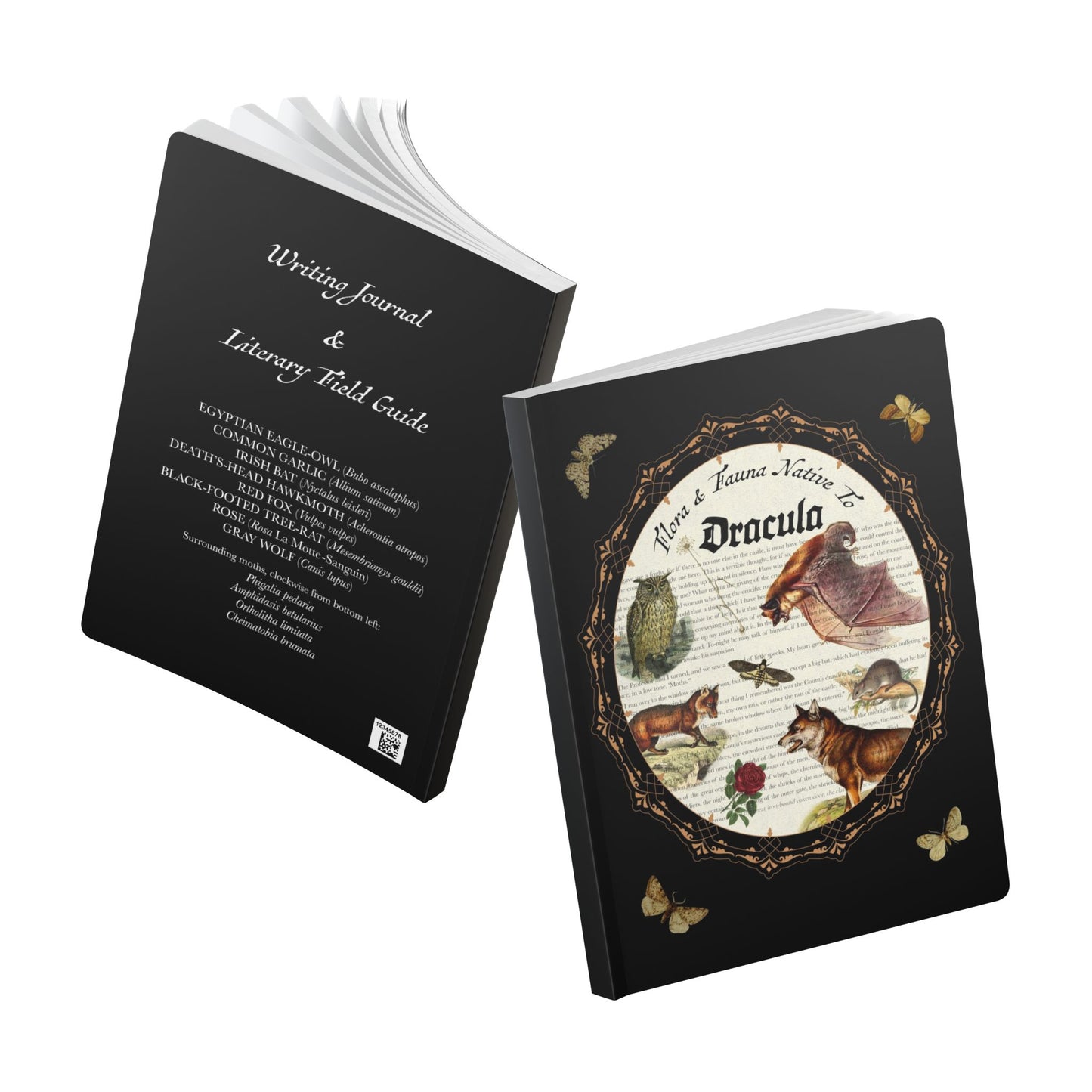 Dracula Blank Notebook — Softcover Inspiration & Writing Journal
