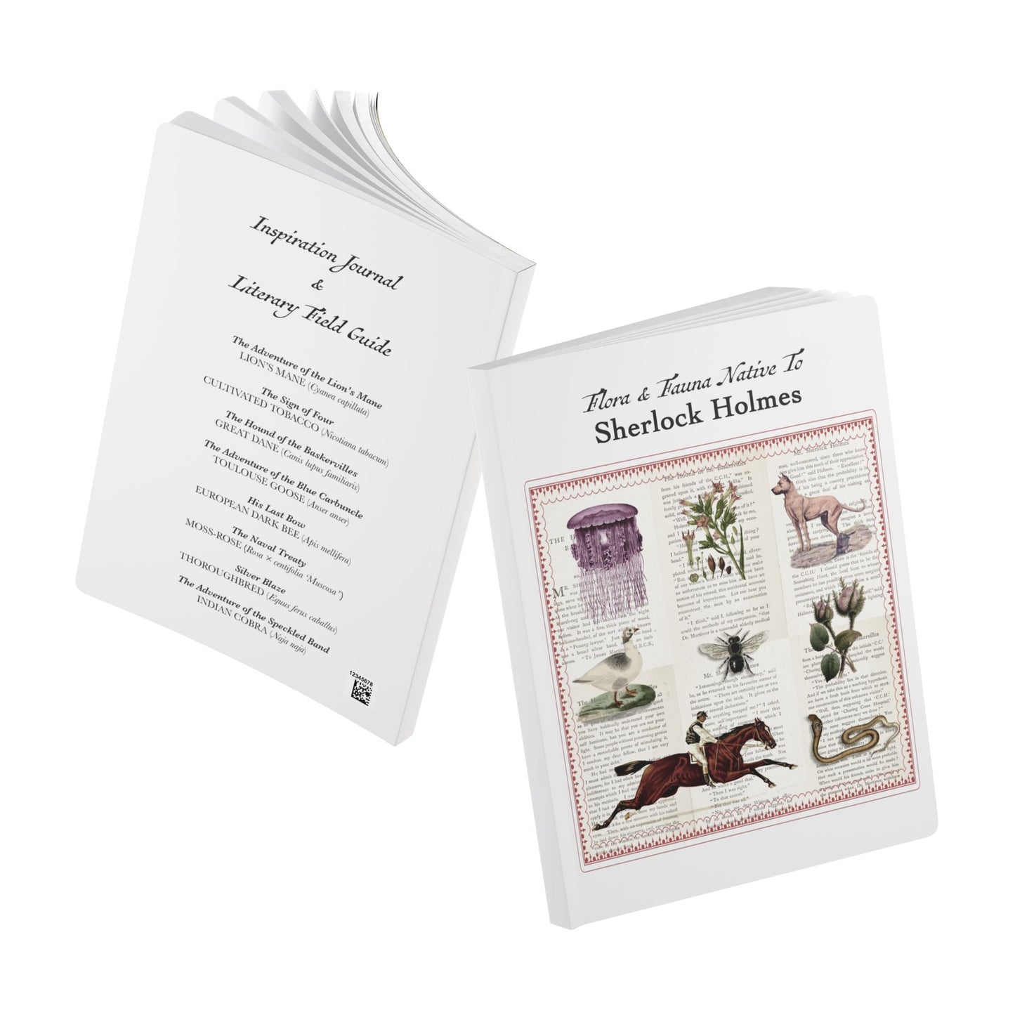 Sherlock Holmes Blank Notebook — Softcover Inspiration & Writing Journal