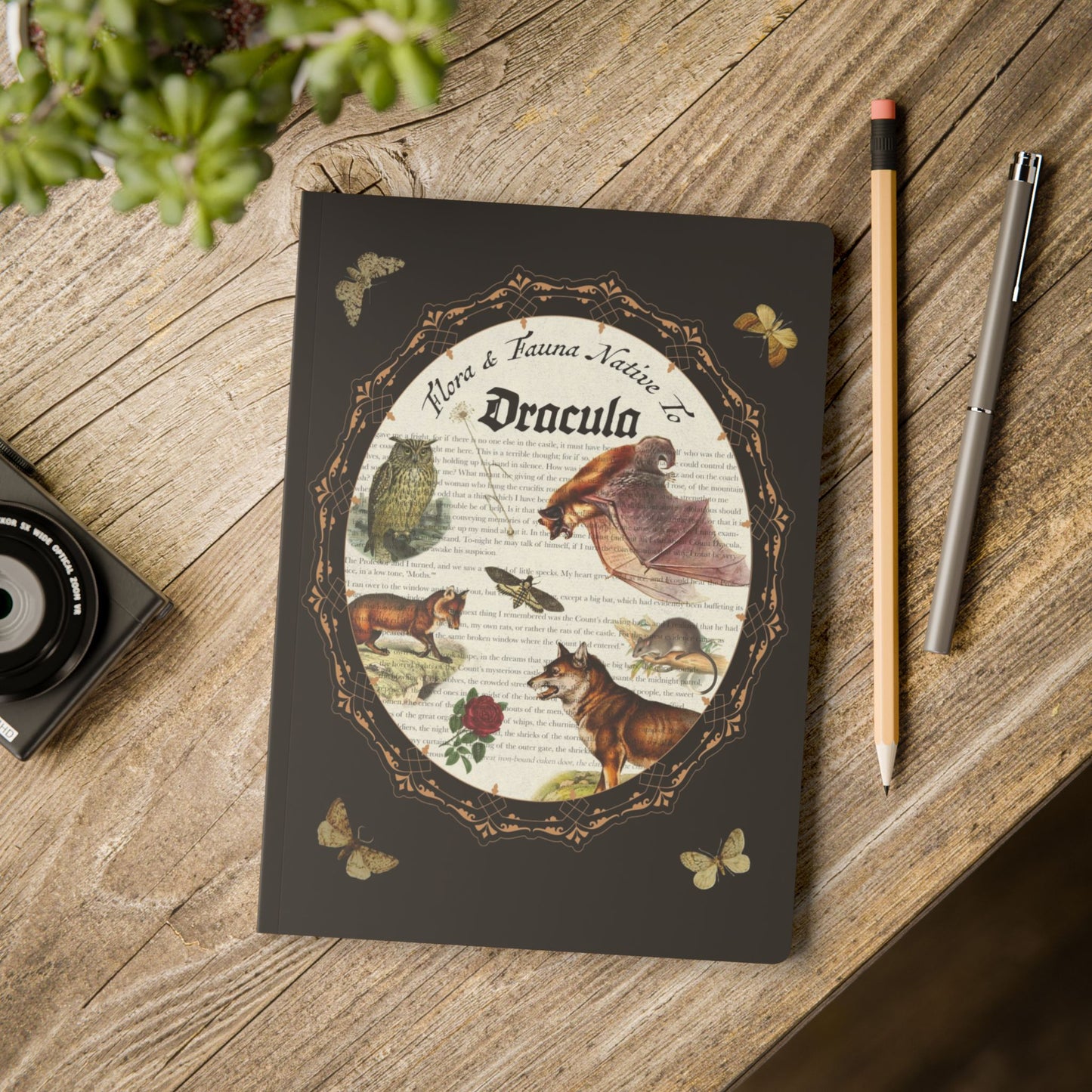 Dracula Blank Notebook — Softcover Inspiration & Writing Journal