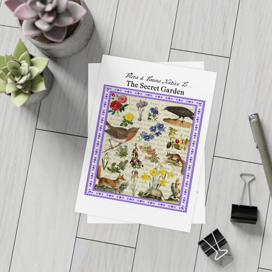 The Secret Garden Flora and Fauna Postcard (Set of 10 identical cards)