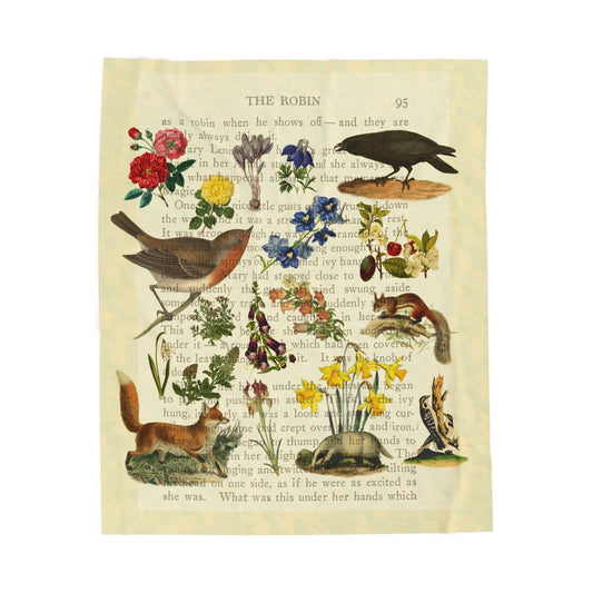 The Secret Garden Velveteen Blanket
