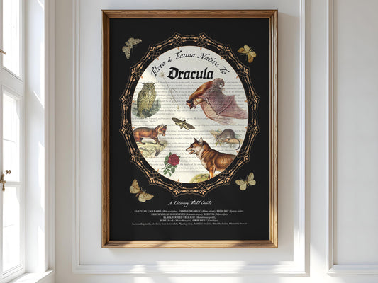 Dracula Literary Field Guide Collage