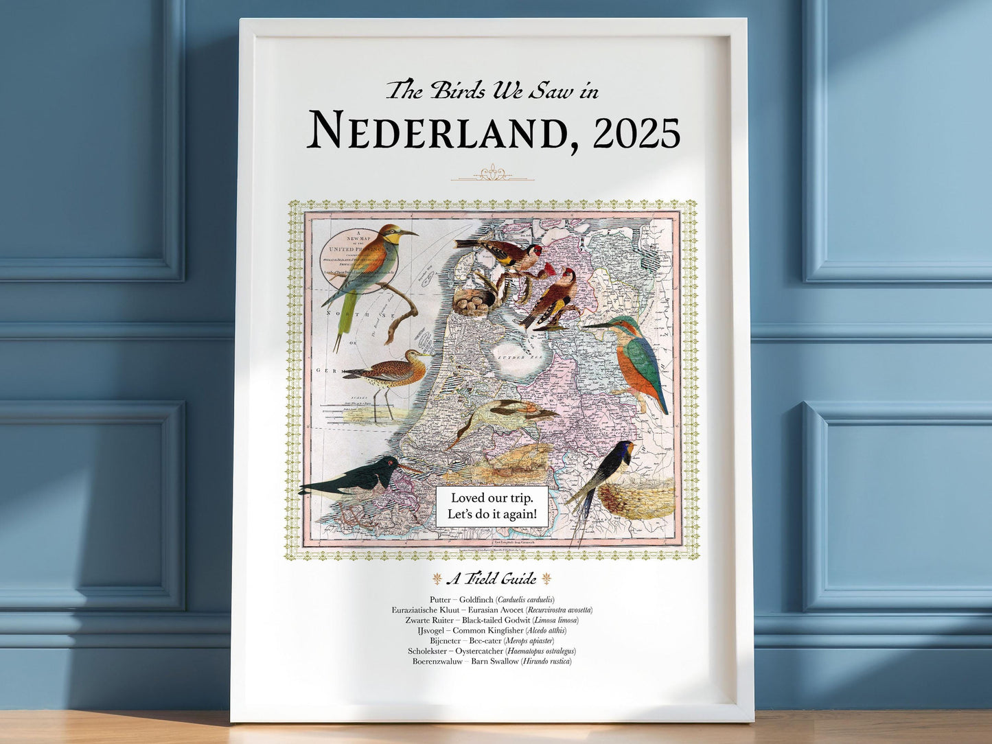 Custom Natural History Collage—A Personalized Field Guide To a Beloved Place