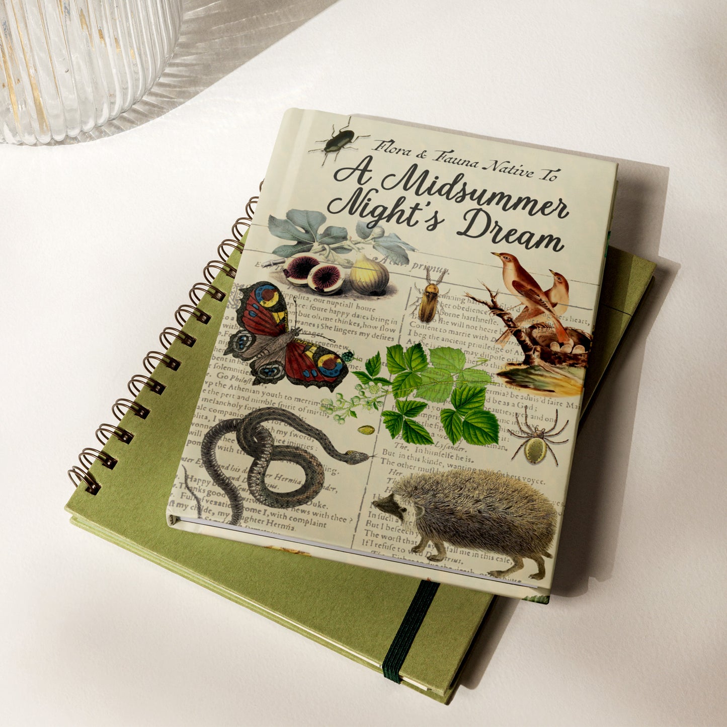A Midsummer Night’s Dream Blank Notebook — Hardcover Journal with Vintage Illustrations