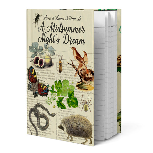 A Midsummer Night’s Dream Blank Notebook — Hardcover Journal with Vintage Illustrations