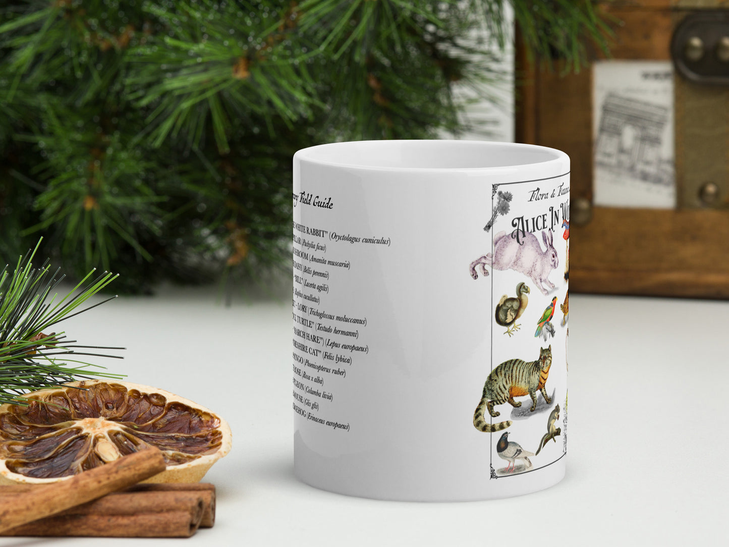Alice In Wonderland Botanical Mug (11 oz)