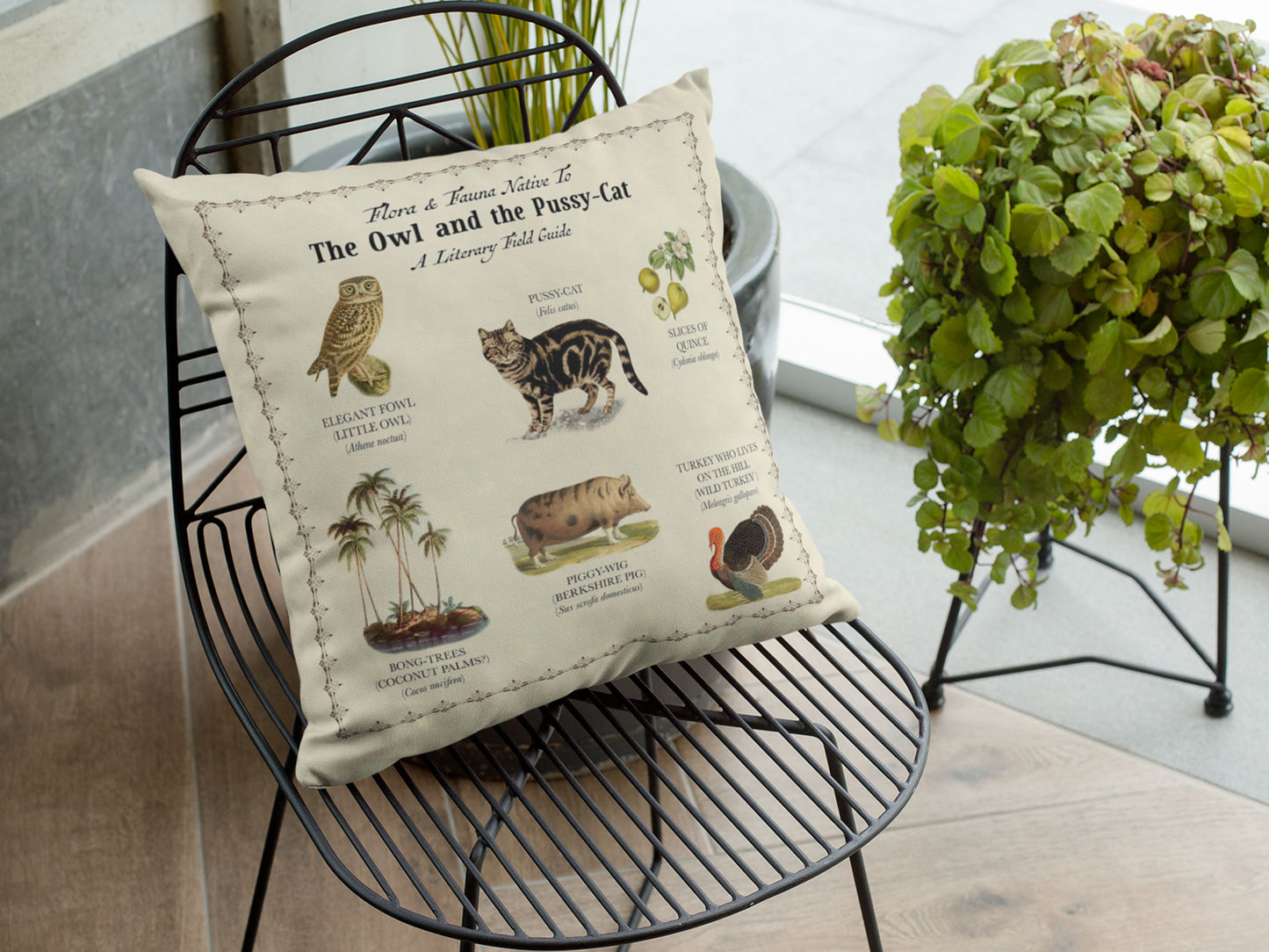 The Owl and the Pussy-Cat Story Pillow