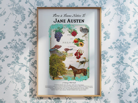 Jane Austen Literary Field Guide Collage