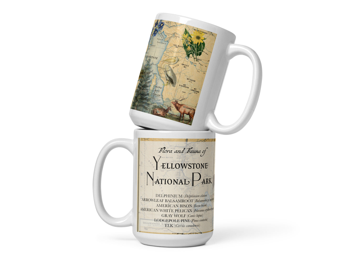 Yellowstone National Park Natural History Mug (15 oz)